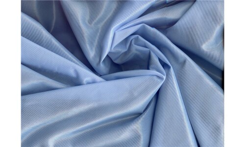 Charmeuse hellblau glänzend  nicht dehnbar 140 cm breit