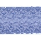 S31_1045: Spitze elastisch, lavenedr, Blumenmuster, 20cm