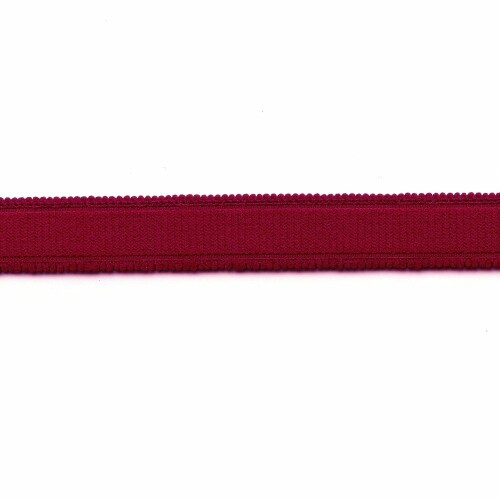 K1770203: Schulterband, kirsche, glatt matt mit Bogenkante, 12 mm breit