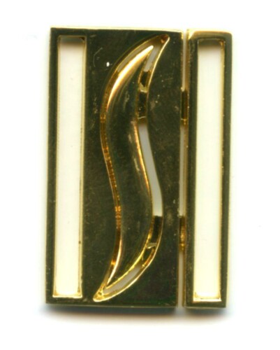 Bikiniverschluss Metall goldfarben 33mm