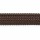 K820205: Schulterband, braun, hervorstehendes Muster, 20 mm breit