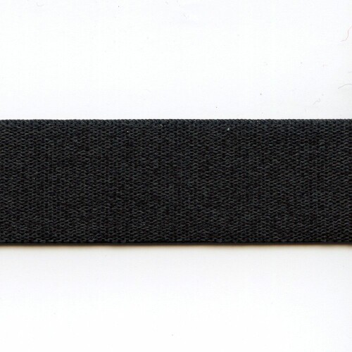 Schulterband, schwarz, 18 mm, glatt, leicht glänzend