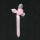 K351709: Schleife rosa   ca. 1cm breit