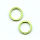 K3704M Ring, Metall, Paar, green apple 37