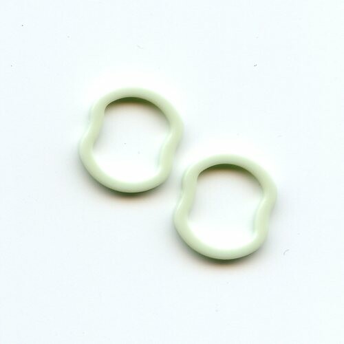 K2504K Ring, Kunststoff, Paar, White Jade 25