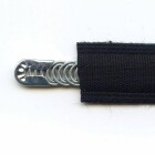 Stäbchenband für Korsett, schwarz,  15mm