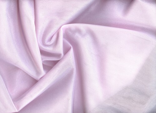 Charmeuse rosa uni elastisch 135cm breit, glänzend