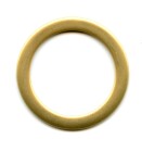 Bikini Ring Metall vergoldet, seidenmatt, Innem. 32mm,...