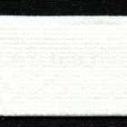 K011306 Besatzband, weiß 01, 35mm, silikoniert Punkte