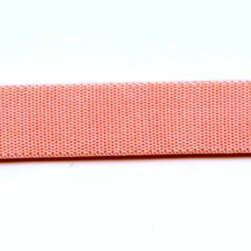 K3230201: Schulterband / Trägerband, peach pink323, 12mm, glatt, glanz