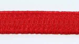 Schulterband,  Inspiration Valentine Red, rot, breit 24mm Reststück 100cm
