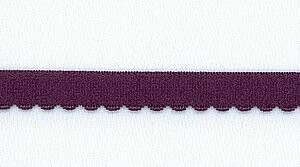 Veloursgummi, *Cassis*, Johannisbeere 12 mm, Reststück 315cm