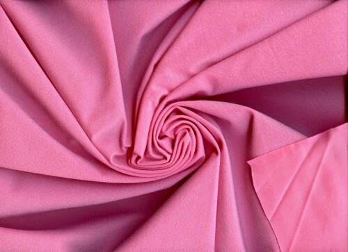 Bi-elastischer Dessousstoff "crepe"  in pink, eine Seite glanz andere seidenglanz, 160cm breit