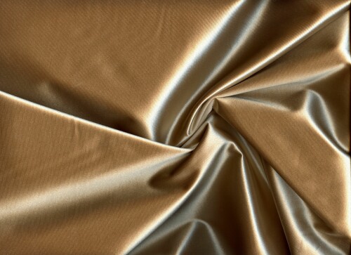 Uni-elastischer Dessousstoff satin glänzend braun, 125cm breit