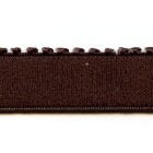 K820302 Veloursgummi, espresso 82, 16mm  Reststück...