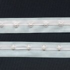 Haken und Augenband , rosa 35, 1 fach verstellbar, 20cm...