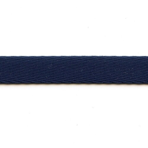 K210104 Bügelband, dklblau, Material: Satin, gerade, Breite: 10mm