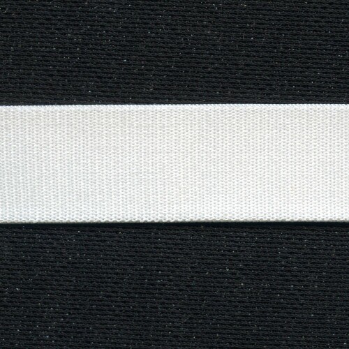 K010217: Schulterband weiß 18mm, glatt, glänzend