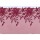 S17_269: Bestickter Tll, elastisch, bordeaux, florales Muster, R+L, 16-19cm breit