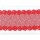 S727: Elastische Spitze, elastisch, altrosa, florales Muster, 15cm breit