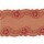 S769: Elastische Spitze, elastisch, pink, florales Muster, 18,5cm breit