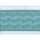 S919: Elastische Spitze, elastisch, grn blau, florales Muster, 16cm breit