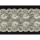 S1366: Elastische Spitze, haut, florales Muster, 18cm breit