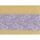 S1383: Elastische Spitze, hellila, florales Muster, 12cm breit