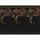 S02_1202: Stickerei auf dehnbarem Tll, schwarz, florales Muster, R+L, 17,5cm breit