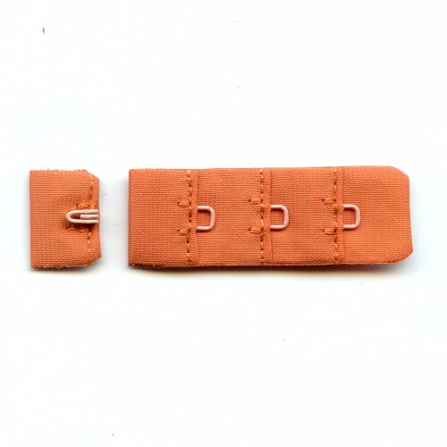 K9110601 : BH Verschluss, orange, Nylon, 1h*3b,Breite:18mm
