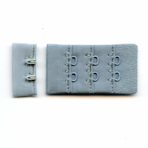K610601 : BH Verschluss, graublau, Wirkware, 2h*3b,Breite:30mm