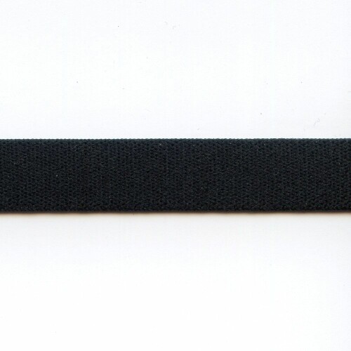 K020223: Schulterband / Trägerband schwarz 10mm, glatt, glänzend