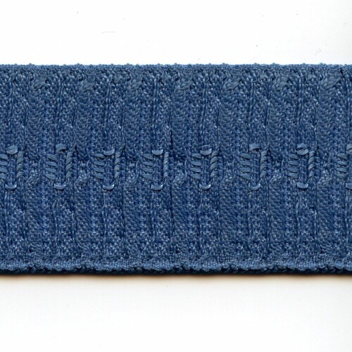 K300203 : Schulterband, 32mm, saxonyblau 30,, matt, gerafft