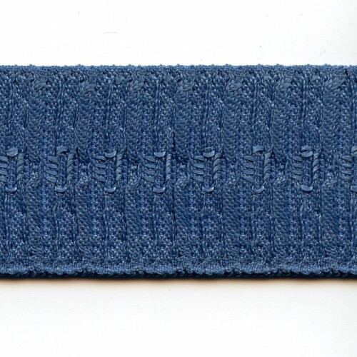 K300203 : Schulterband / Trägerband, 32mm, saxonyblau 30,, matt, gerafft