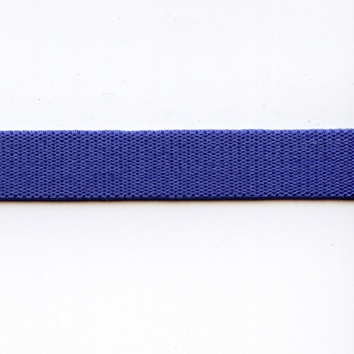 K6020201 : Schulterband, 10mm, dazzlingblue 602,glatt, glänzend,