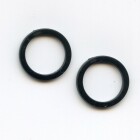 K0204 ring, plastic, pair, black